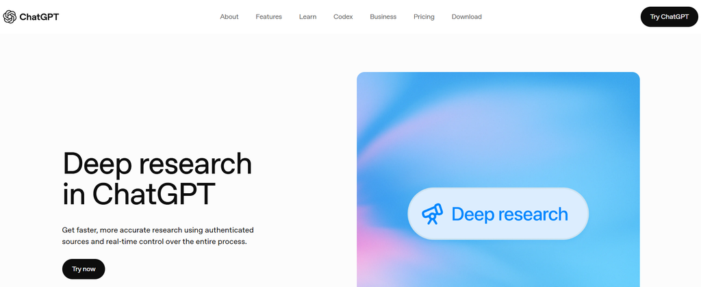 research in ChatGPT
